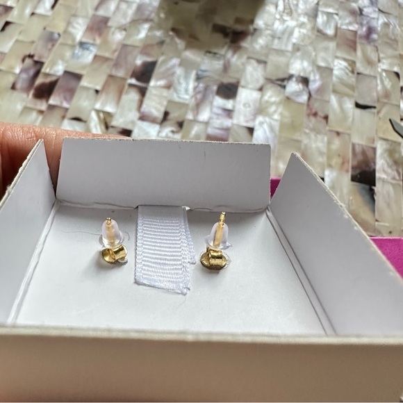 NWT Rachel Zoe Moon & Sun Earrings Cubic Zirconia Sterling Silver - Picture 2 of 4